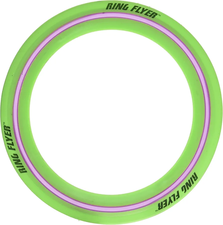 Air Flex Max Grip Ring Flyer Green Frisbee Round Flying Disc Toy