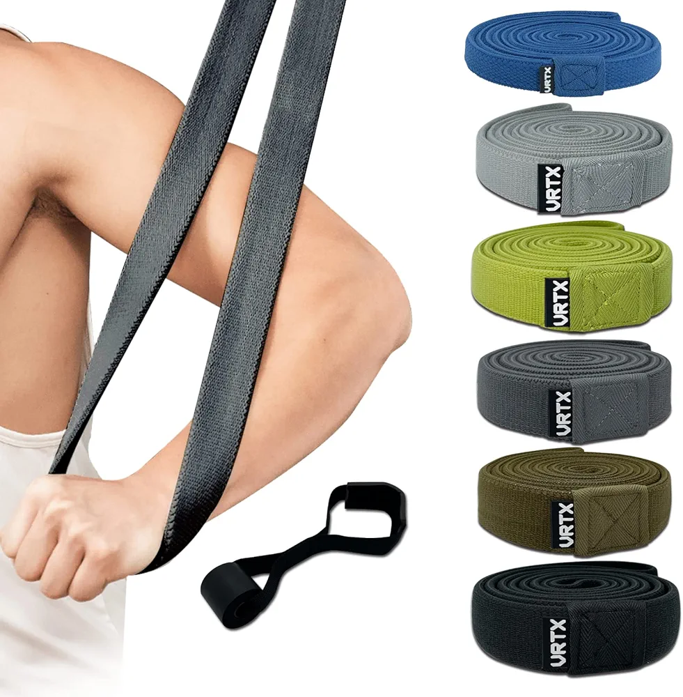 VRTX Mesh Resistance Bands (Full Package), Long Loop Fabric Resistance Bands for Working Out with Durable and Comfortable Intelli-Weave Technology for Whole-Body Training, Physical Therapy, Yoga