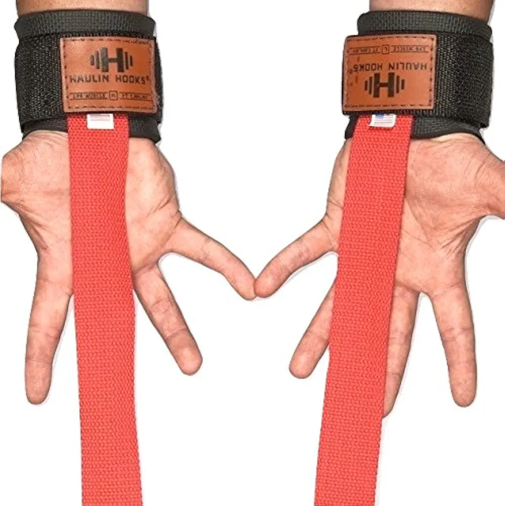 USA Made! Weight Lifting Straps 650# Pull Rated Plush Wrist!