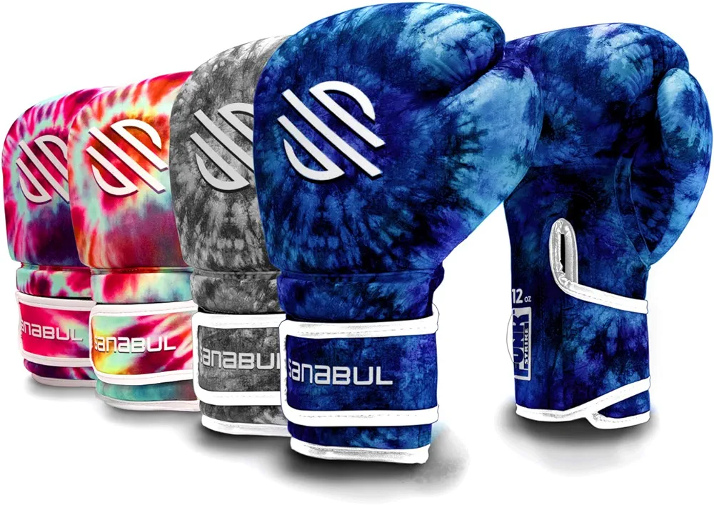 Sanabul Funk Strike Tie Dye Gel Boxing Gloves Training Gloves for Men & Women Kickboxing Gloves