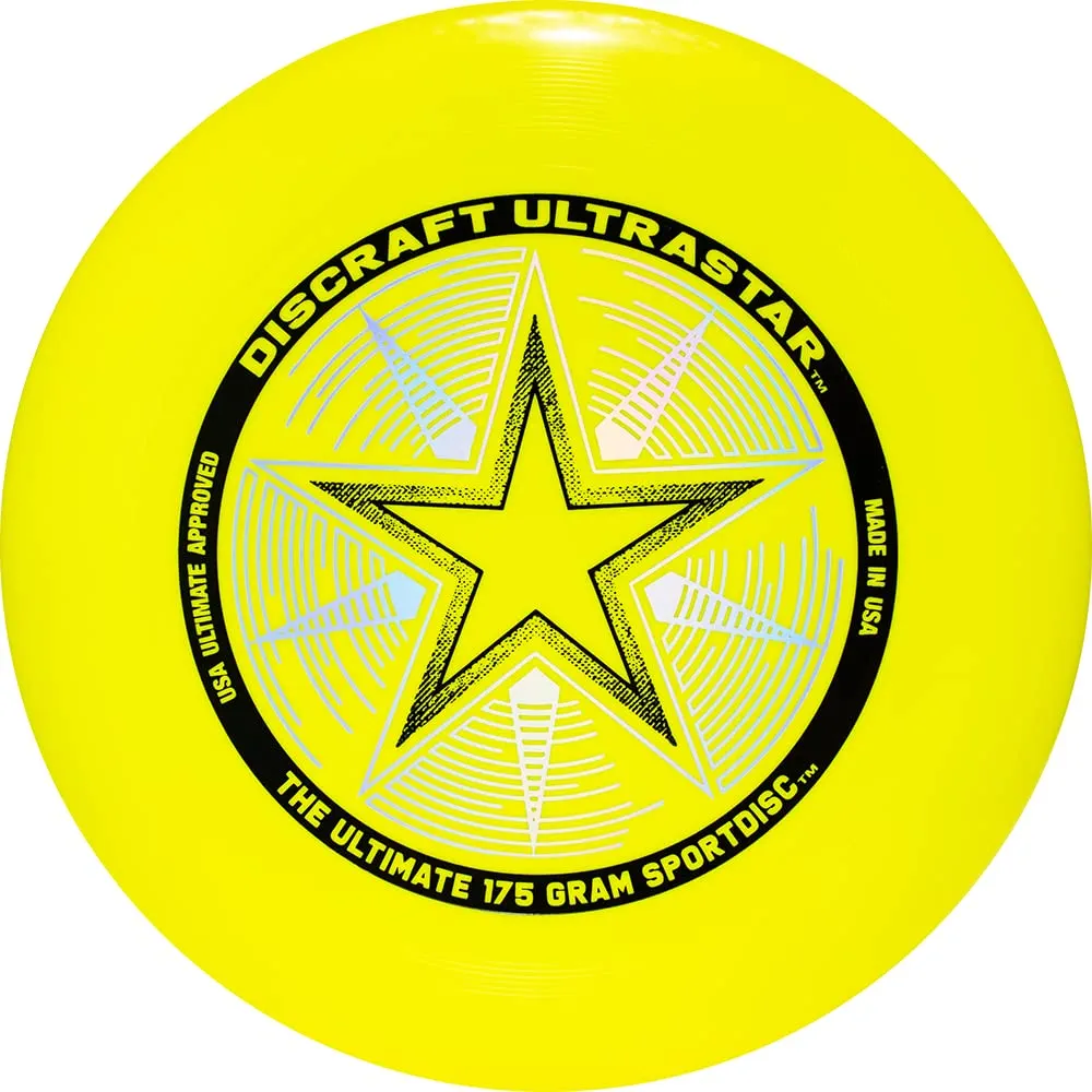 Discraft 175 Gram Yellow Ultrastar Sport Disc