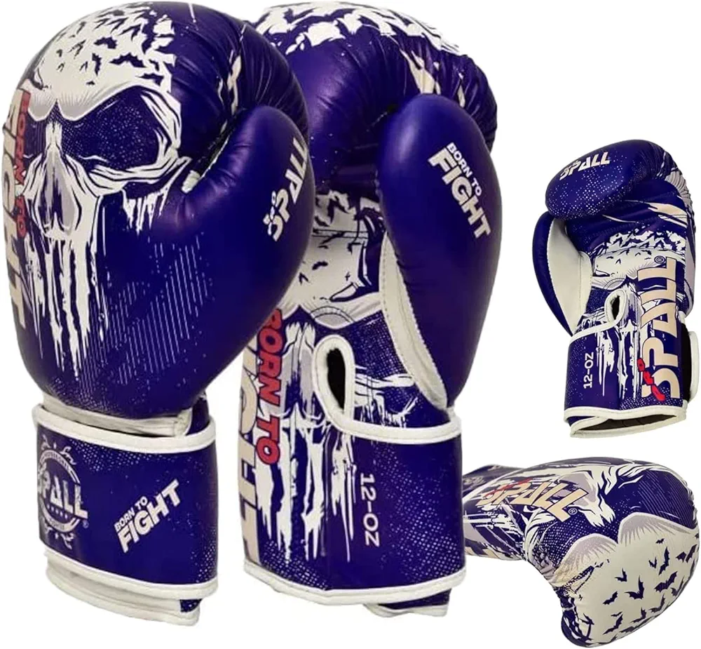 Boxing Gloves for Men & Women - Pro Training Sparring Punching Gloves - Muay Thai MMA, Kickboxing Heavy Bag Workout Leather Boxing Gloves