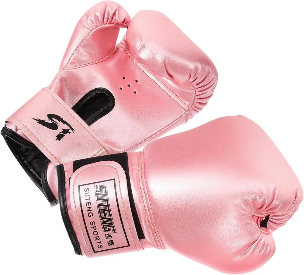 Milisten Kids Boxing Gloves: Toddler Boxing Gloves for Kids Training - Punching Bag Training Sparring Gloves Suitable for Boys and Girls Boxing Beginners（Pink