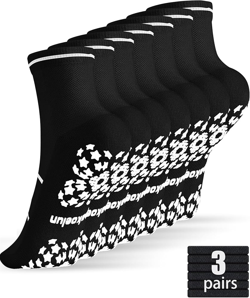 Non Slip Pilates Socks with Grips for Yoga, Barre, Grippy, Hospital, Ballet for Women with Arch Support.
