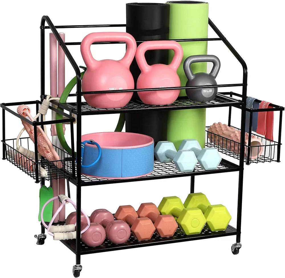 Weight Rack For Home Gym, Home Gym Storage Rack, Workout Storage, Home Gym Storage, Home Gym Organizer, Gym Storage Organizer, Exercise Equipment Storage, Weight Storage, Gym Rack, Kettlebell Rack