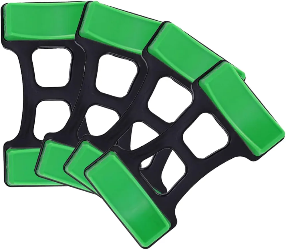 Mipcase 4pcs Dumbbell Rack Hand Weight Rack Barbell Rack Stand Barbell Storage Rack Dumbbell Floor Pad Dumbbell Floor Rack Dumbell Weight Stand Dumbbells Dumbbell Accessory Green Abs