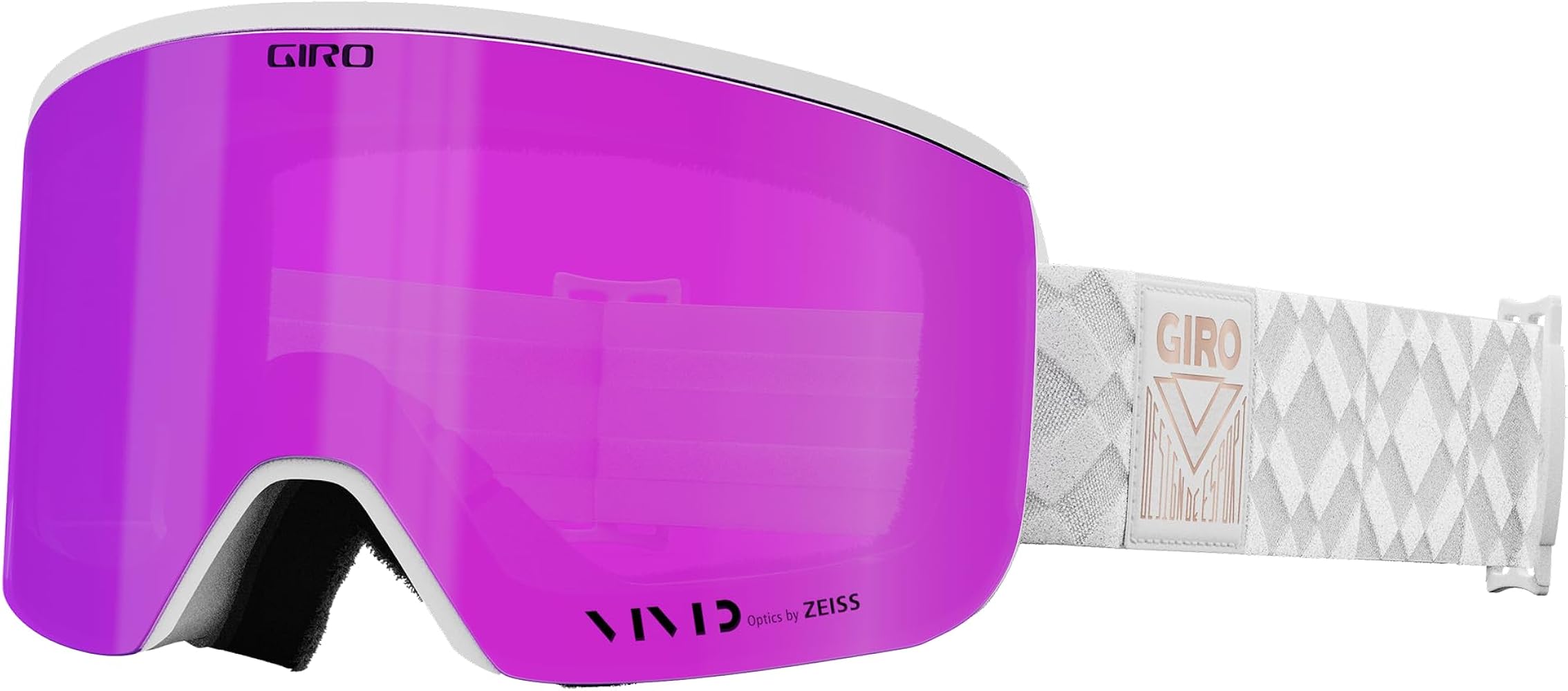 Giro Ella Asian Fit Ski Goggles - Snowboard Goggles for Women - Quick Change with 2 VIVID Lenses - Anti-Fog Vent Tech - OTG