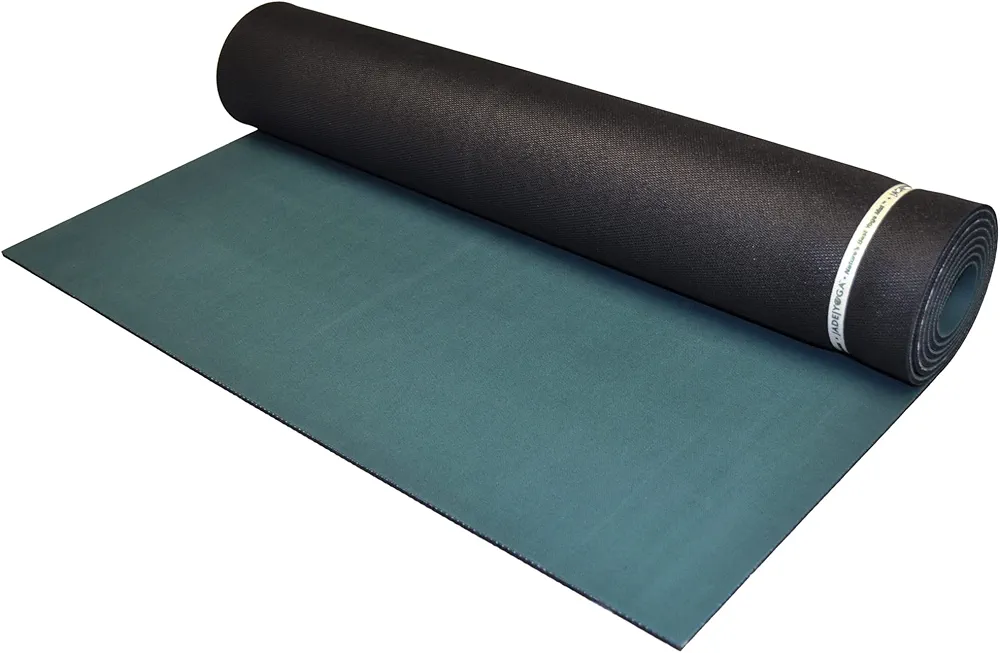 JadeYoga Elite S(™) Yoga Mat, Sustainable Workout Mat Specially Created for Vigorous Practice, Thick Large Exercise Mat with Good Grip & Cushion, Fitness Mat, 3/16" Thick, 24" Wide, 71" Long