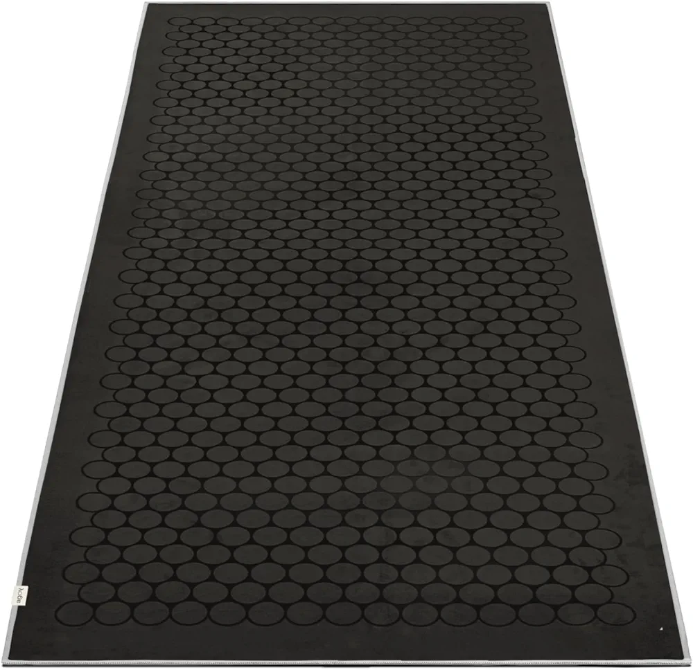 Gecko Touch Yoga Mat Towel - Unbeatable Double-Sided Silicone Grip for Ultimate Stability, Wet or Dry | Built for Hot Yoga
