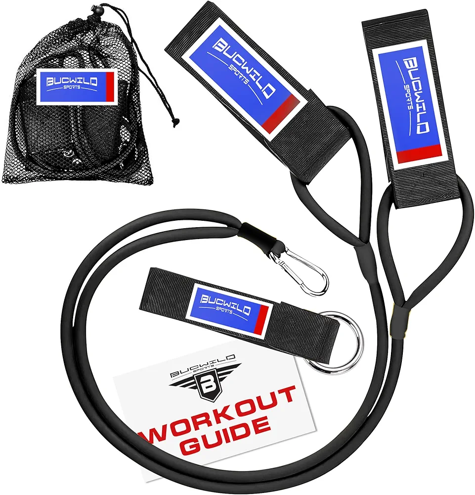Bucwild Sports Baseball Resistance Bands Youth & Adult Athletes Safely Improve Pitching Throwing Batting & Arm Strength Used by Pitchers Quarterbacks Volleyball Basketball