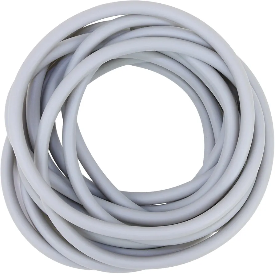 Cando - 1394041 CanDo 10-5716 Latex Free Exercise Tubing, 25' Roll, Silver-XX-Heavy