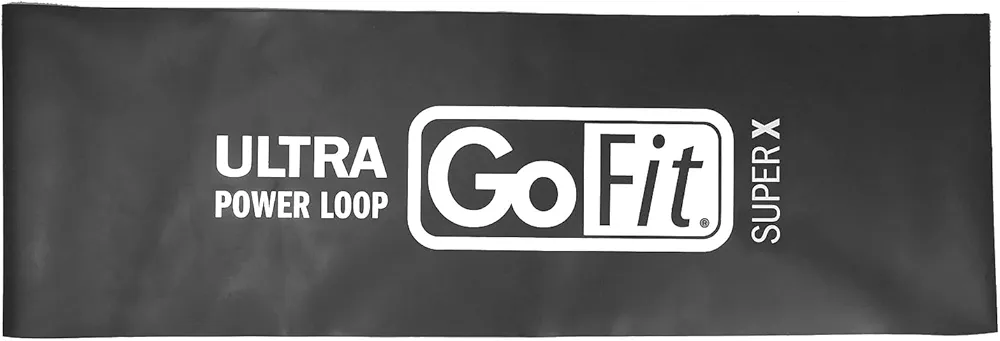 GoFit GF-SUPL-SX Single Ultra Power Loop (Black, Super X, 25 Pounds)