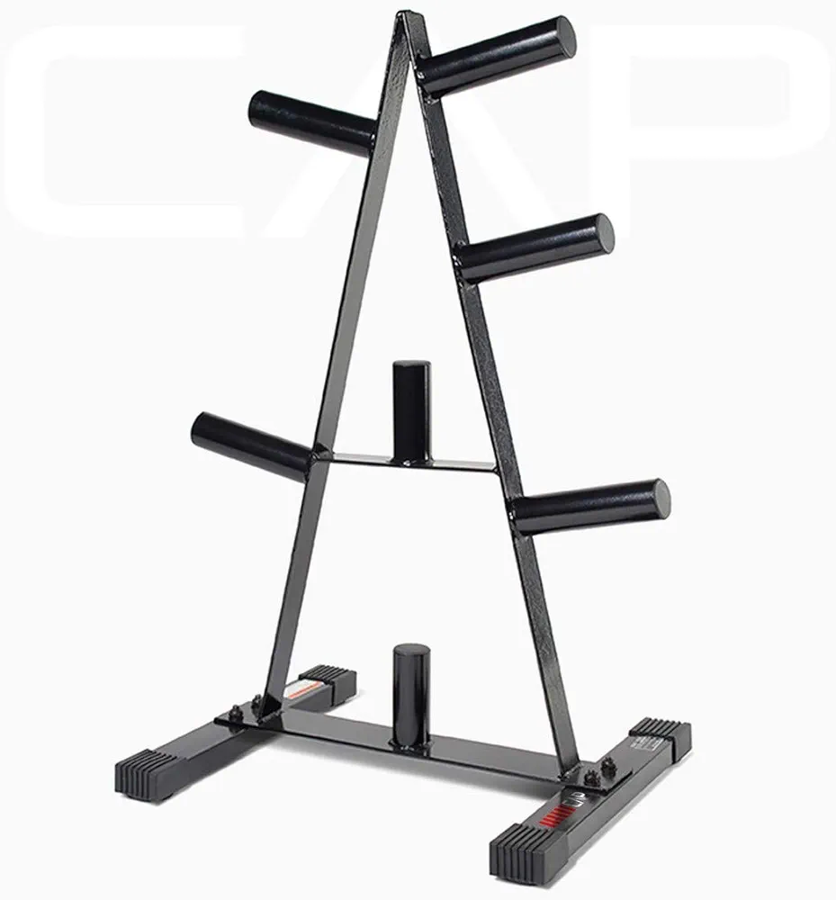 CAP Barbell Olympic 2-Inch Plate Stand, Black (RK-2AJ)