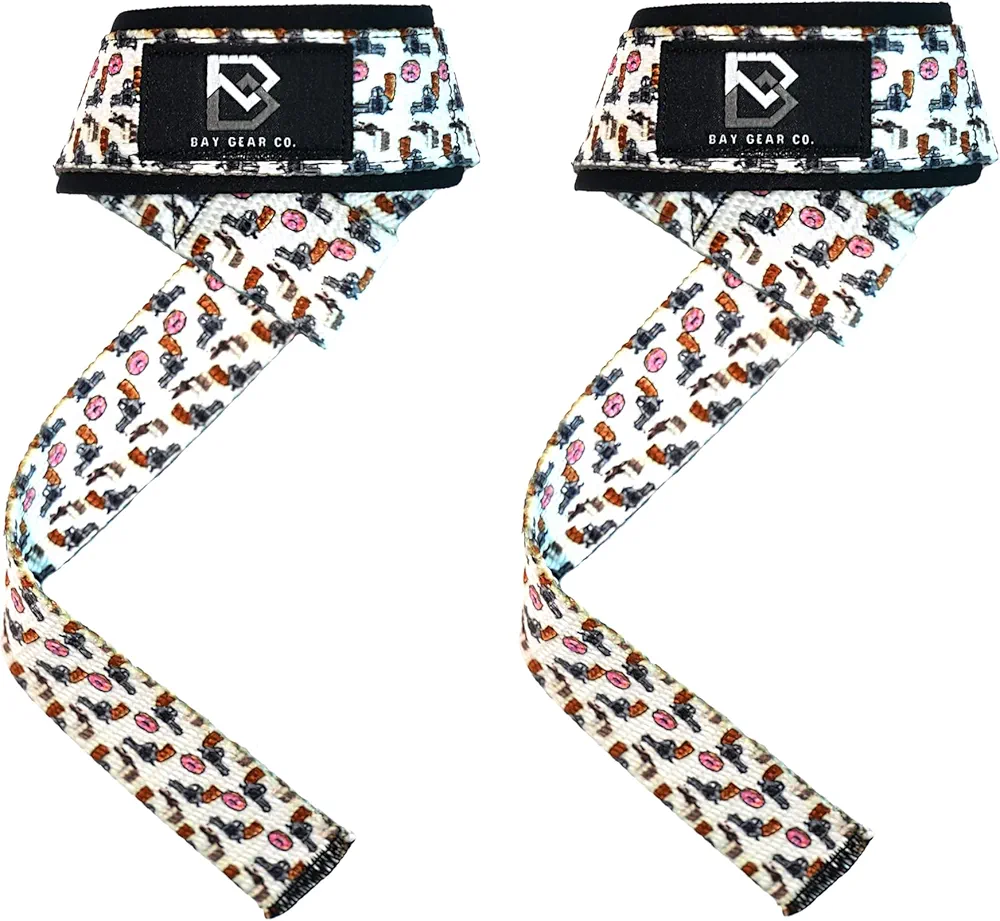 BAY GEAR CO. Wrist Straps for Weightlifting