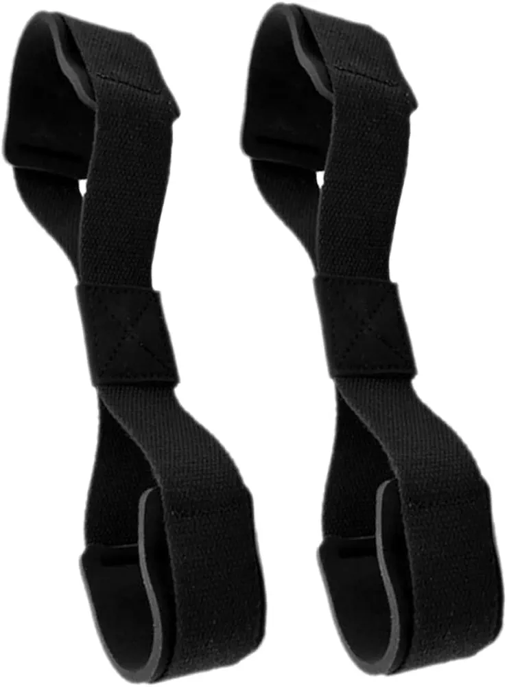 2pcs Fitness Band Deadlifting Straps Fitness Lifting Straps Hand Grips for Weightlifting Straps for Lifting Grip Straps Wrist Straps Fitness Supplies Workout Lifting Straps