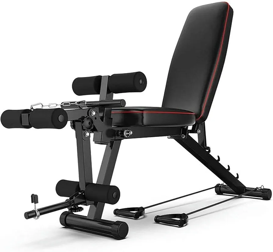 Adjustable Benches, Adjustable Bench,Multi-Function Weight Bench,Fitness Bench with Leg Extension and Leg Curl,Home Gym Adjustable Workout Bench,Dumbbell Bench