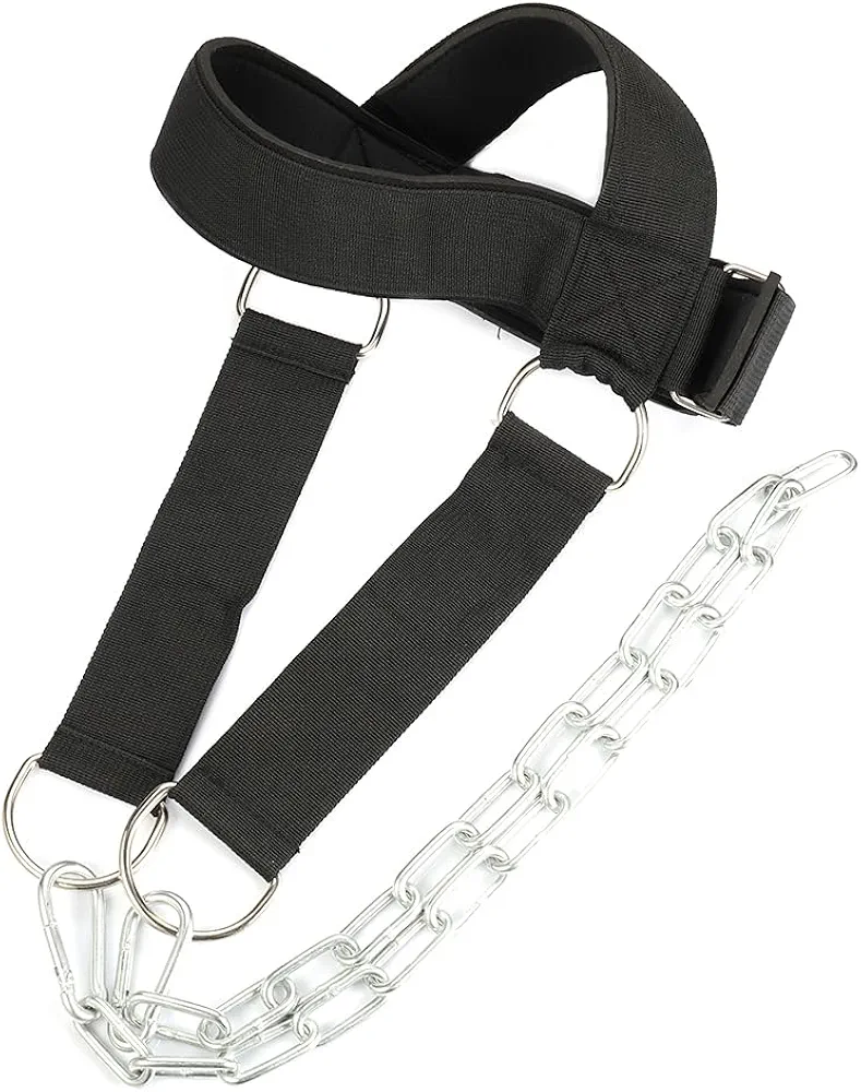 LIXADA Adjustable Neck Harness for Neck Exerciser Neck Workout with Wide Padded Strap