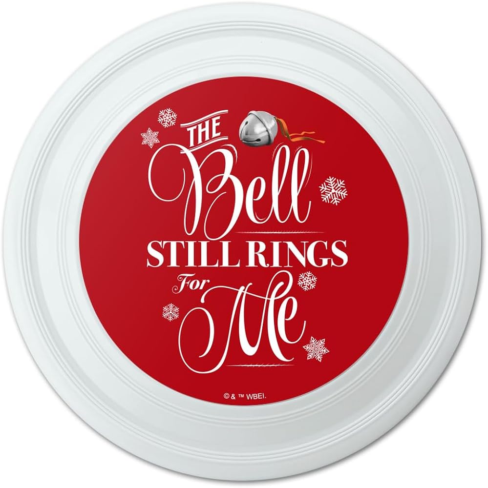 Polar Express The Bell Still Rings For Me Novelty 9" Flying Disc