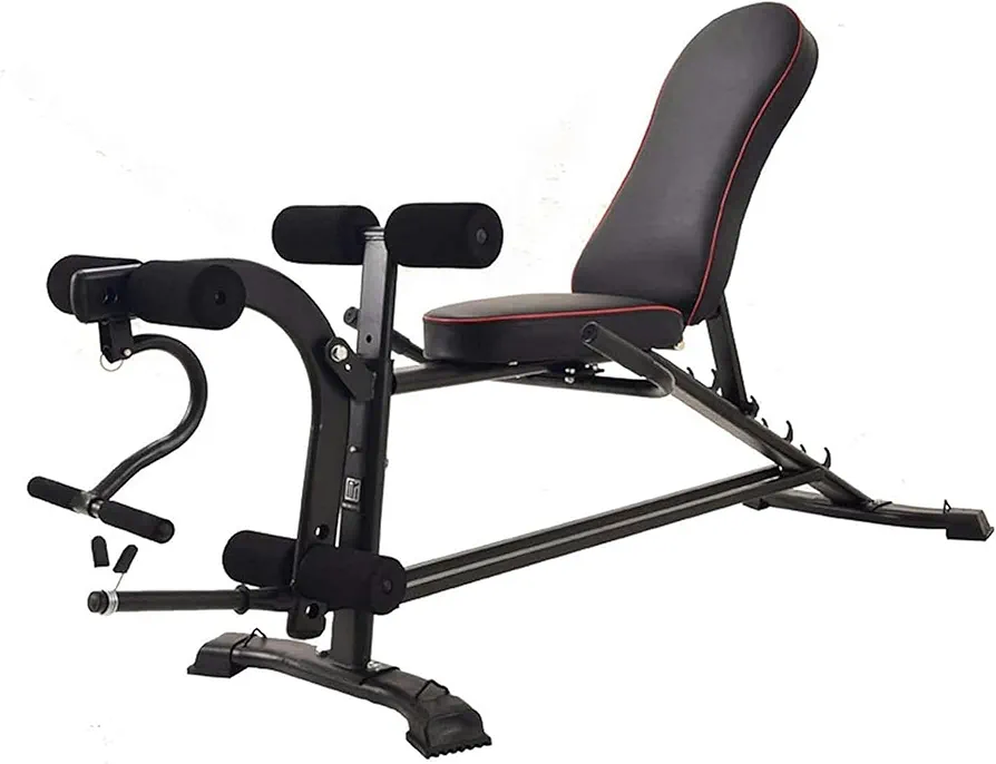 Dumbbell Bench Home Training Gym Weight Lifting Sit Up Bench Flat Incline Decline Multiuse Workout Bench Adjustable Bench, Black