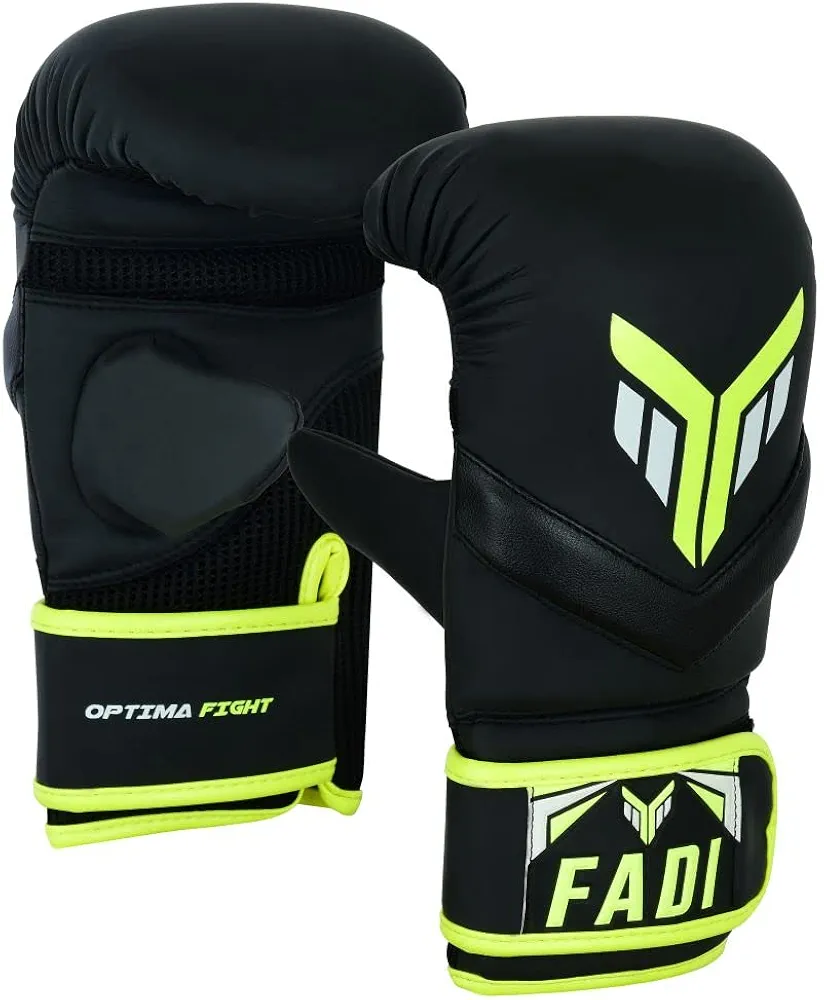 Optima Fight Bag Mitts - Premium Unisex Boxing Gloves for MMA, Muay Thai, Kickboxing, and Heavy Bag Training - Ideal for Training, Sparring, and Fight Sessions