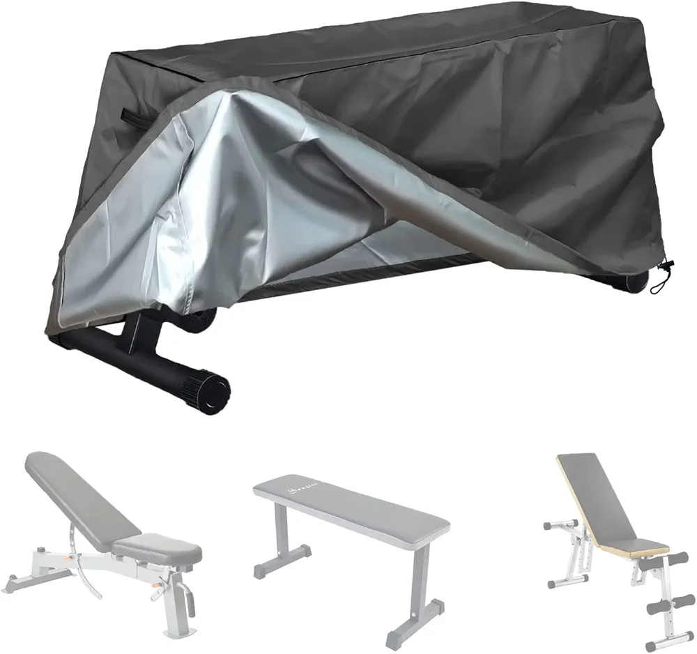 MBOOM Sit-up board cover, weight bench outdoor waterproof cover，suitable for sit-up board, weight bench, weight chair, fitness bench , Prevent pets from destroying leather pads