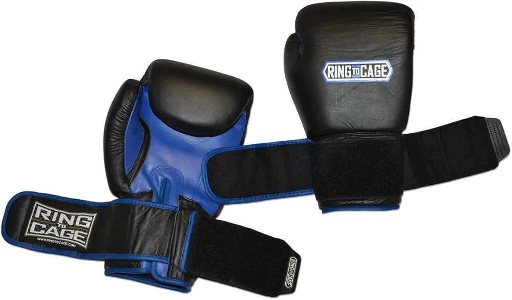 Muay Thai Boxing Gloves with Safety-Strap System