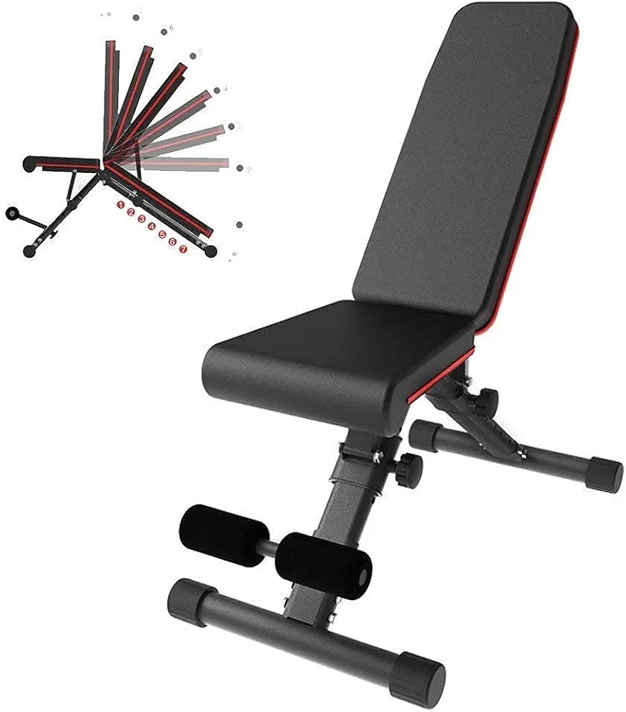 Professional Bench Press Gym Weight Bench Press Adjustable Benches Fitness Chair Functional Dumbbell Stool Foldable Weightlifting Bed Home Fitness Equipment