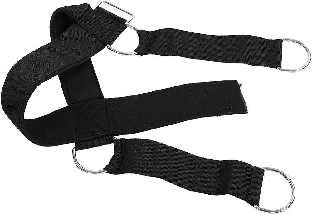 Yosoo Neck Training, Neck Harness for Weight Lifting, Weight Lifting Belt, Nylon Weight Lifting Harness Neck Strap Strength Fitness Exercise Belt Gym Belt