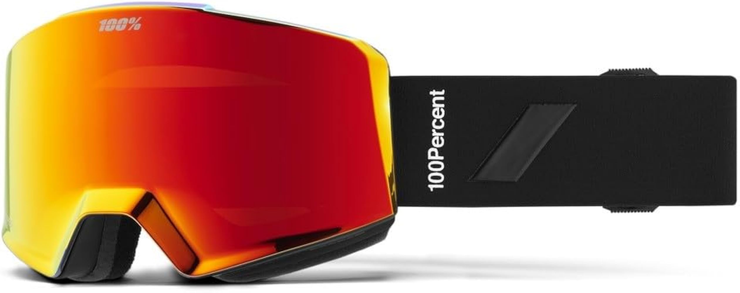 100% NORG Alt Fit Goggle - Snow Goggles for Men & Women - Winter Sports Goggles for Skiing & Snowboarding - Snow