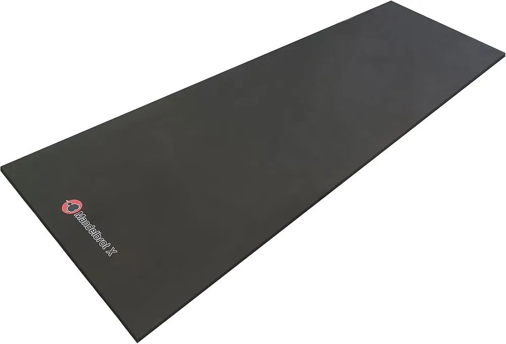 Worlds First & Only Carbon Fiber Yoga Mat. Dual-Side, Non-Slip, Heat Activated, Extra Thick 5 mm, Perfect for Hot Yoga, Bikram, and Pilates - 72 x 24 in
