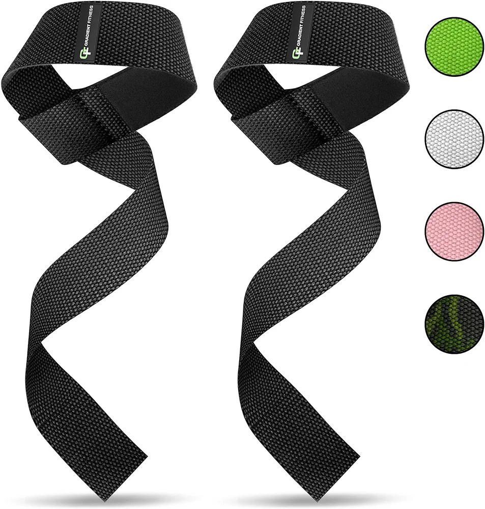 Gradient Fitness Lifting Straps | Wrist Straps for Weightlifting, Deadlift Straps, Lifting Straps for Weightlifting, Straps for Weight Lifting, Weight Lifting Straps for Men/Women, Gym Lifting Grips