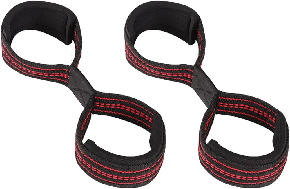 Weight Lifting Straps Wrist Support Wraps Hand Grip Wrist Straps Deadlift Straps for Exercise Bodybuilding Deadlifts Fitness