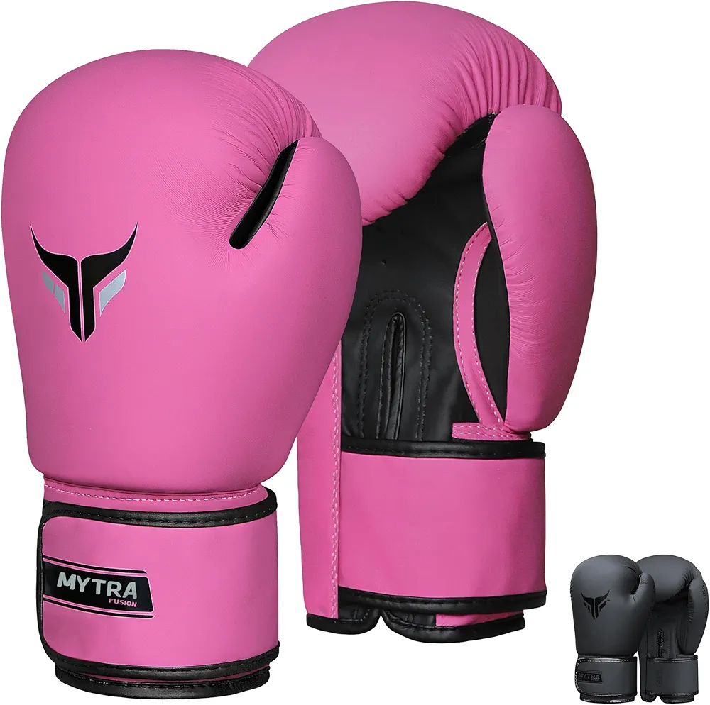 Mytra Fusion Boxing Gloves Women Muay Thai Gloves MMA Training Punching Kickboxing Gloves