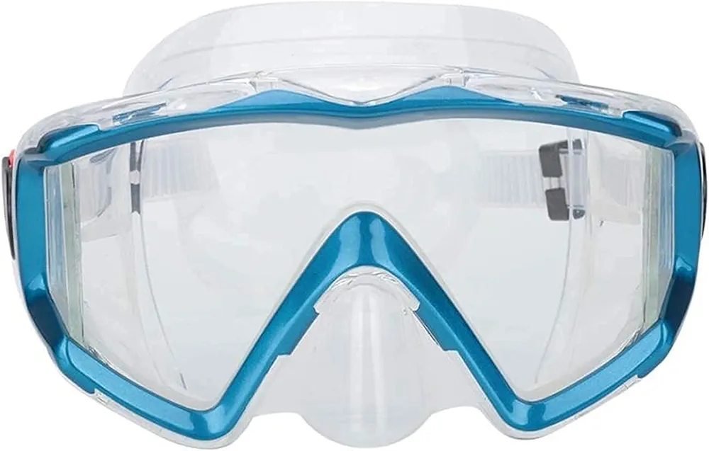 Full Face Snorkel Diving Masks Swimming Goggles Snorkeling Scuba Snorkelling Mask Wide View Silica Gel Tempered Lens Diving Goggles Glasses for Adults Masks