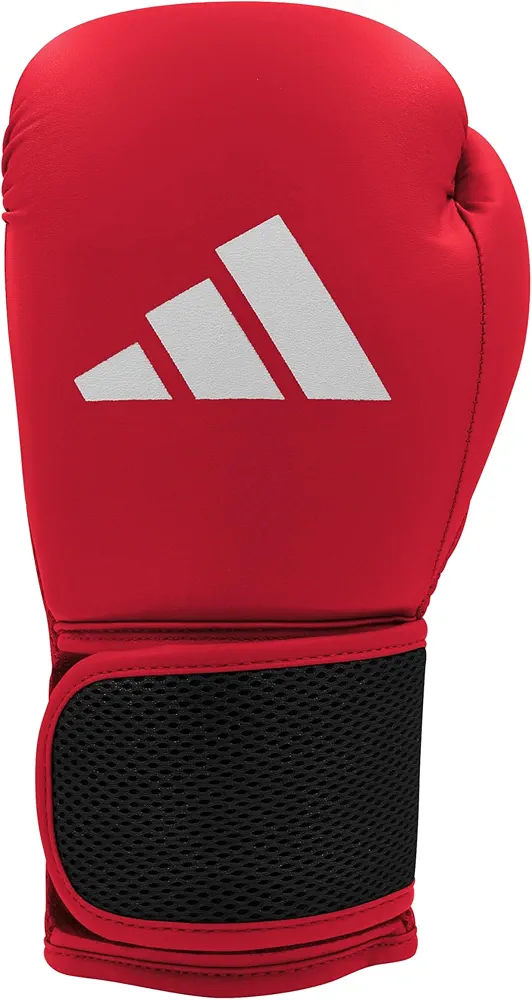 Adidas Hybrid25 Boxing Gloves - for Boxing, MMA, Kickboxing, Muay Thai, Beginner Punching Bag Workouts, Designed for Men & Women, Enhanced Training Performance, ADIH25 (Red, 12 OZ)