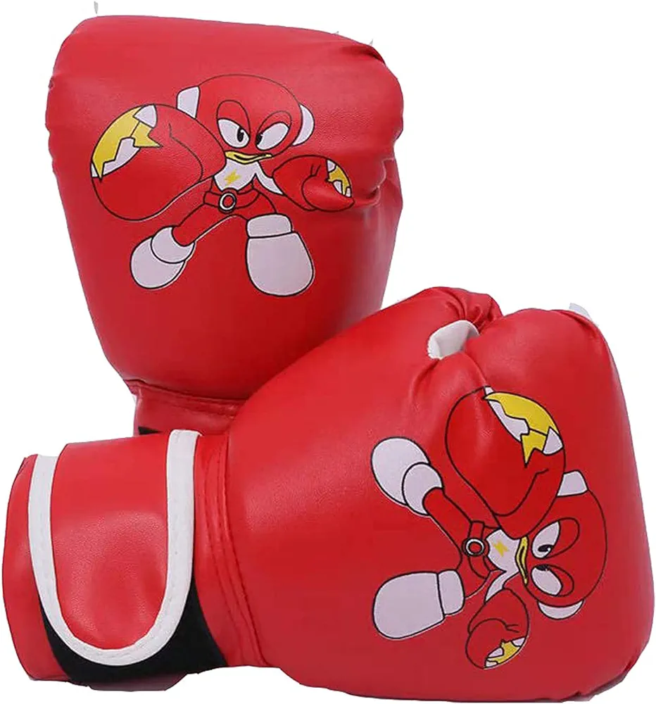 Kids Boxing Gloves Boxing Gloves for Kids 4-12 Ages for and PU Cartoon Training Boxing Gloves Hand Gloves for Punching Bag Kickboxing Muay Thai MMA