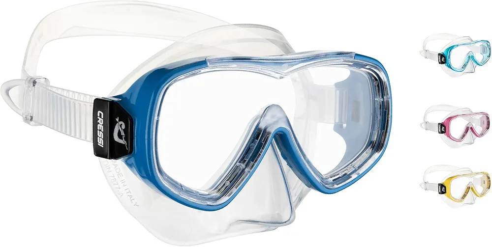 Cressi PIUMETTA, Kiddy Small Dive Mask Aged 2, 3, 4, 5, 6, 7 Years - Cressi: Italian Quality since 1946