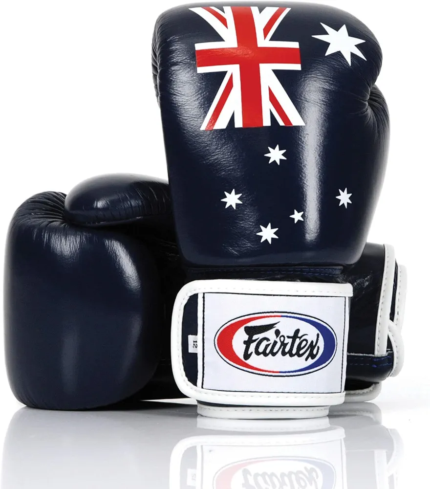 Fairtex boxing gloves BGV1 Australia Flag 8,10,12,14,16 oz Linited edition Sparring Training Muay Thai Kickboxing MMA K2