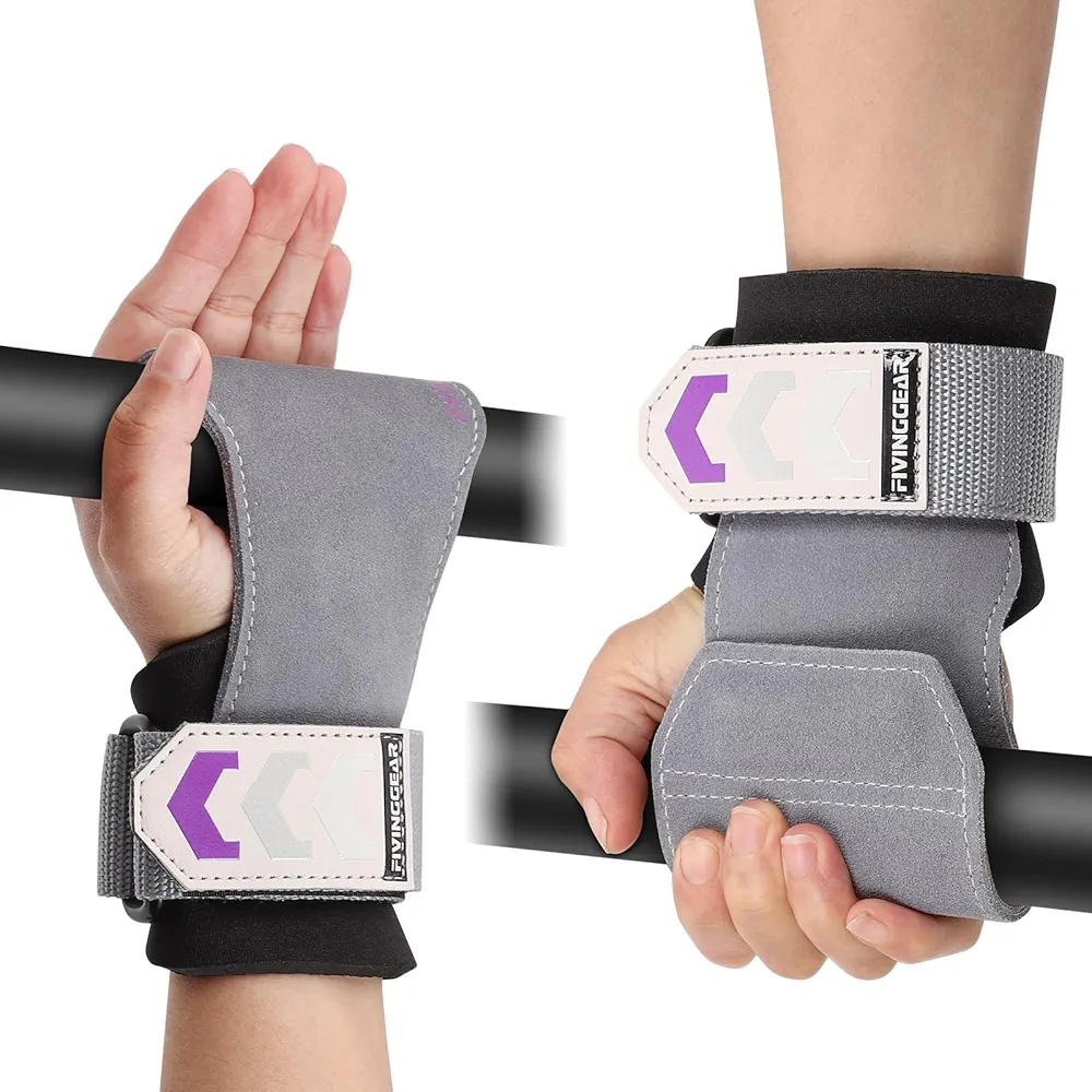 Wrist Straps for Weightlifting for Maximum Grip Support，Lifting Deadlift Strap & Weight Lifting Grips Gloves for Pull Up Deadlifting Workout Gym Straps for Men and Women