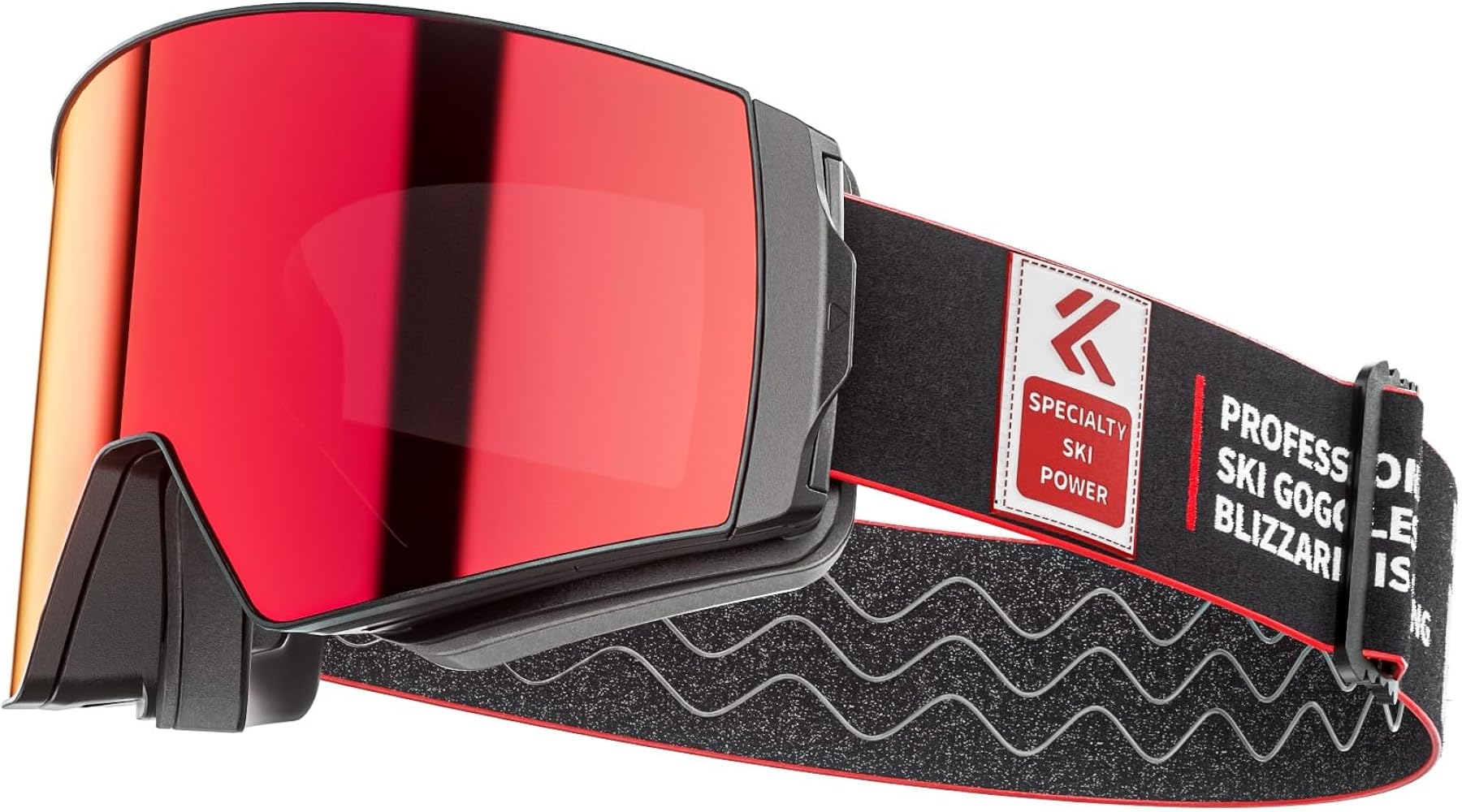KAPVOE Magnetic Ski Goggles Snow Goggles for Men Women UV400 Protection Anti Fog Snowboard Goggles for Adult Youth