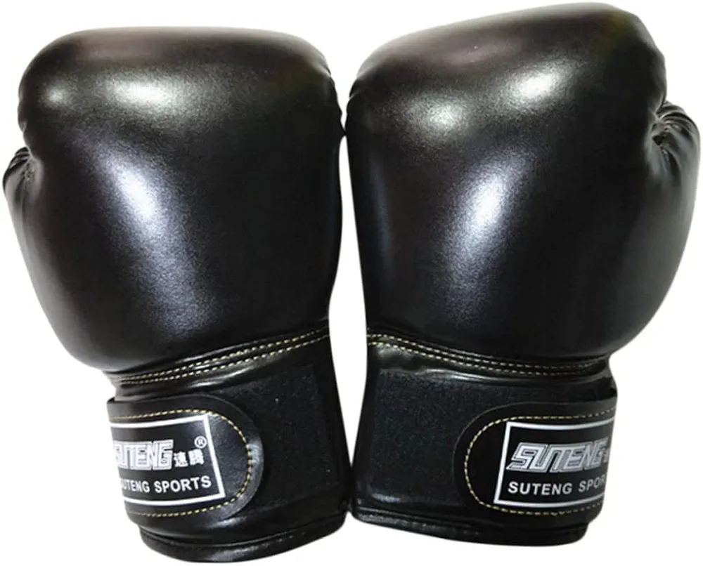 Garneck Kids Boxing Gloves Training Gloves Training Mitts Junior Punch PU Leather Sponge Filled for Toddler and Youth Red