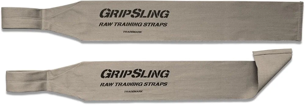 GripSling Raw Training Straps for Bodyweight Strength Training and Calisthenics Exercise, Fitness, and More - Perfect for Home, Gym, Traveling, and Outdoor Workouts - 2 Piece Standard Straps
