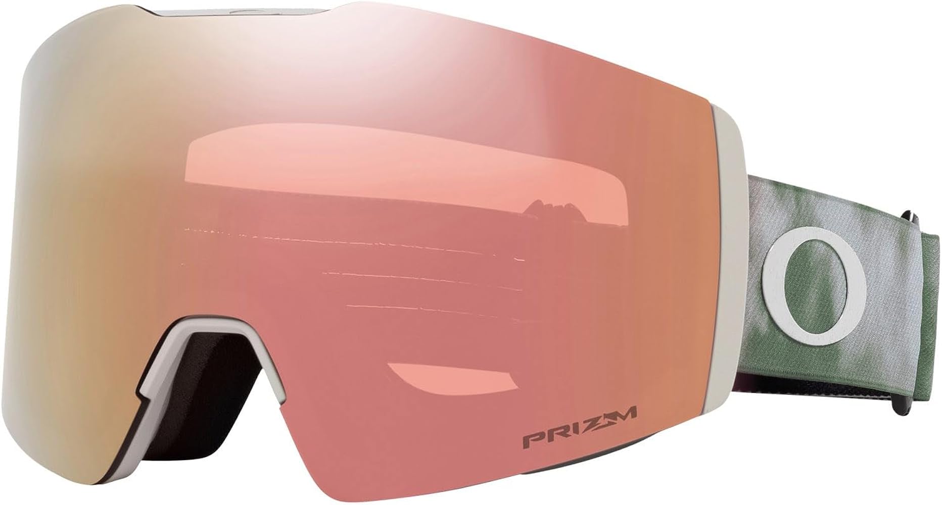 Oakley Fall Line M Prizm Snow Goggles Jade Fog with Prizm Rose Gold Lens + Case