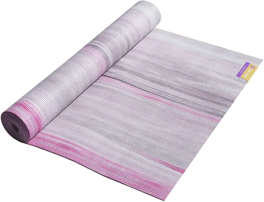 Hugger Mugger Nature Yoga Mat - Unique Variegated Design, Durable, Sticky and Grippy, Stable Non-slip Surface, Lightweight, Great Value