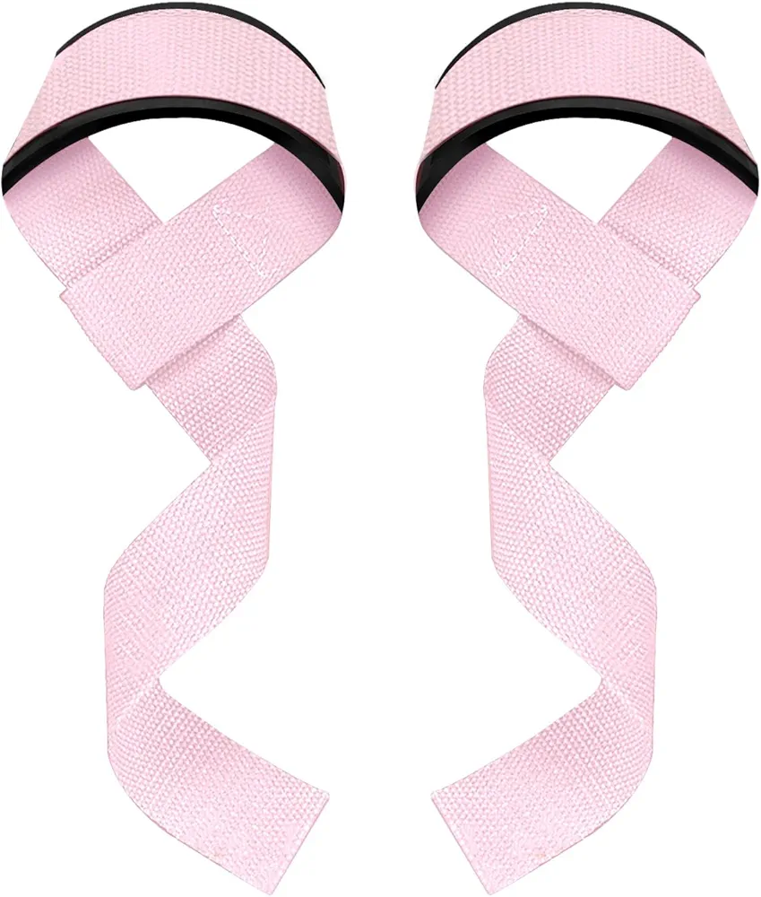 Pull Lifting Wrist Straps, Power Lifting Exercise Straps, Padded and Anti-Skid Grips Band for Weightlifting, Bodybuilding, Strength Training