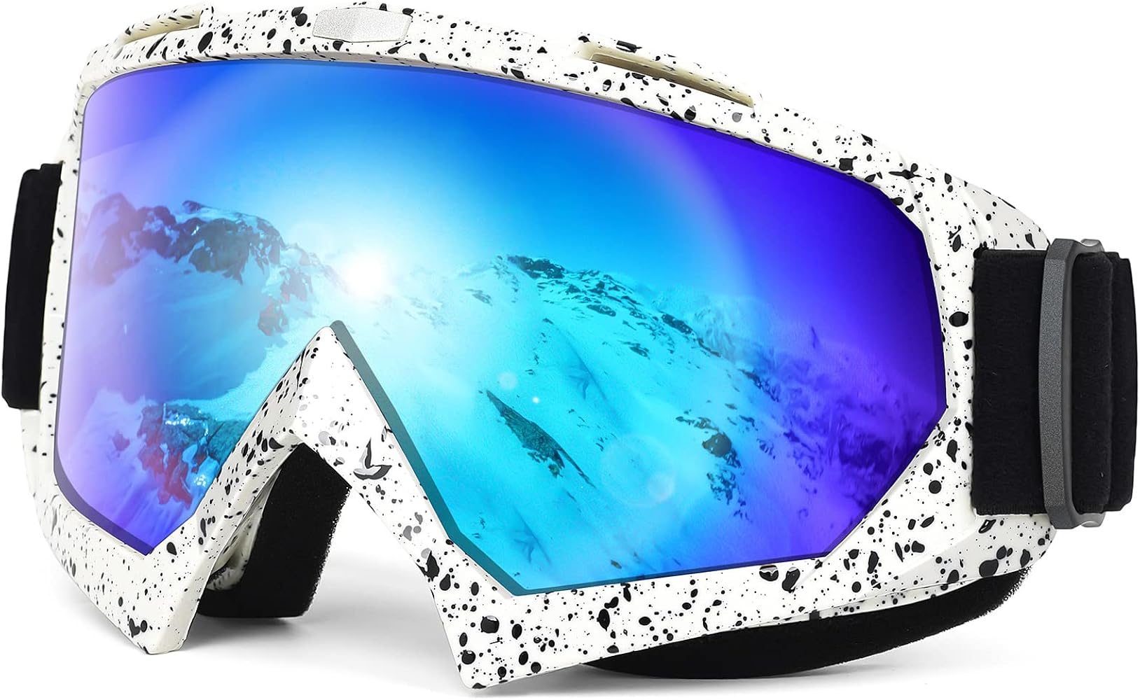 Adult Snow Ski Goggles, Snowboard Goggles for Youth, Teens, Men & Women, Wide View Snowmobile Goggles