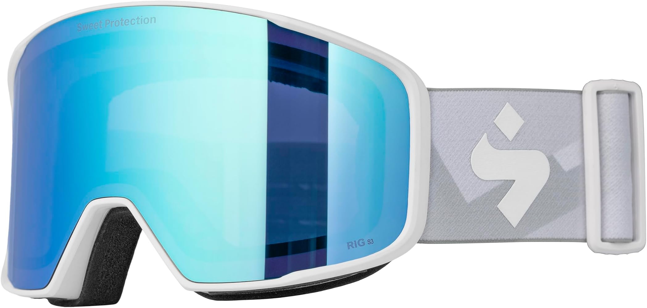 Sweet Protection Boondock RIG Reflect Snow Goggles - Snowboard and Ski Semi-Frameless Design with Anti-Fog Lens