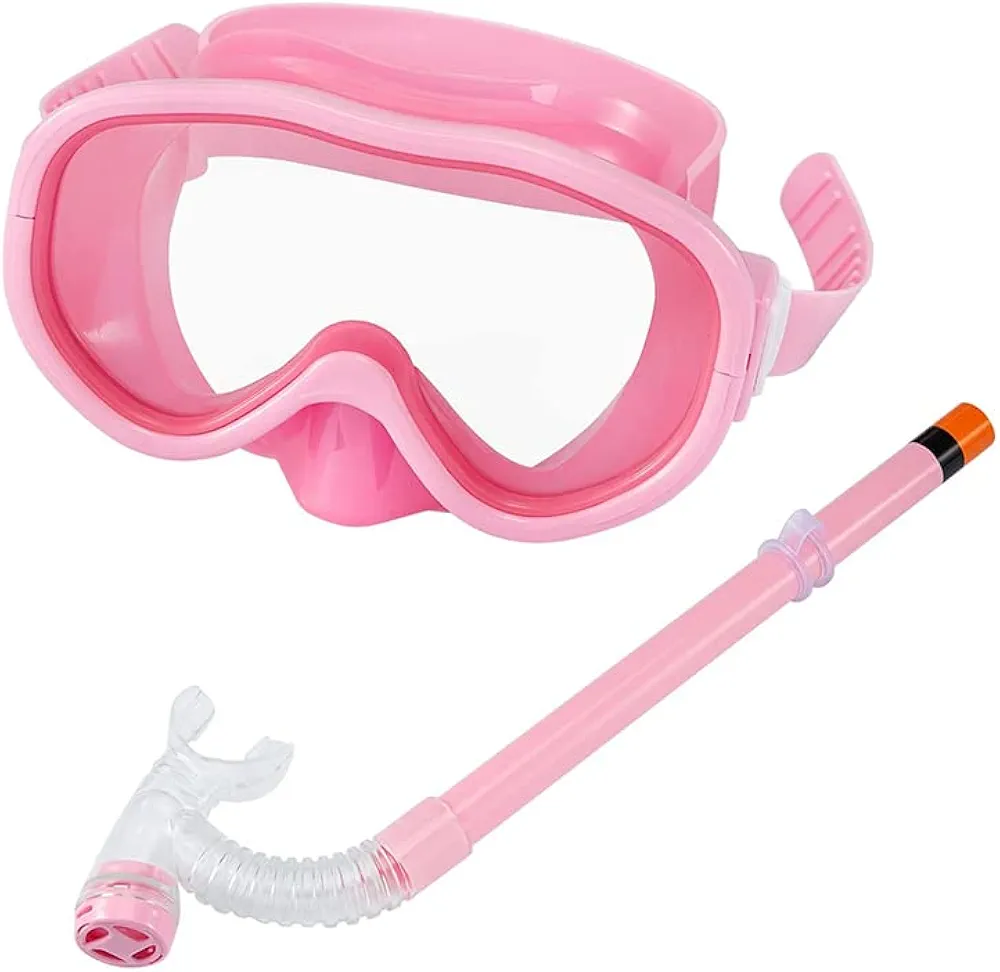 Swimming Studying Goggles Diving Mask Snorkel Set (for Age 5-15)