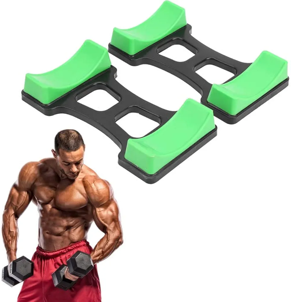 Dumbbell Bracket Mat, 1 Pair ABS Dumbbell Bracket Mat Universal Dumbbell Storage Frame Stand Floor Protection Holder Home Gym Equipment 7.6x3.9 in