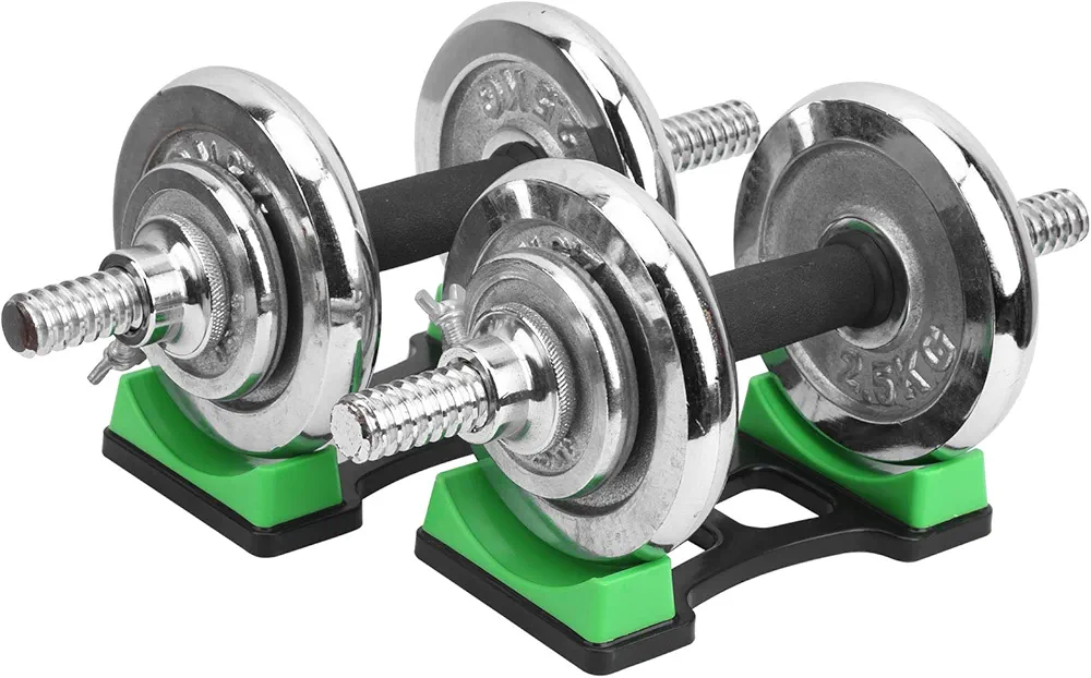 1pair Dumbbell Bracket Mat, Dumbbell Weight Rack Dumbbell Frame Stand Dumbbell Rack Floor Protection Pad for Home Gym Equipment